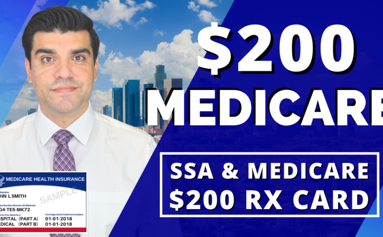  $200 Medicare Card for SSA, SSDI, Social Security, Medicare: Trump Medicare Part D Rx Discount Card.