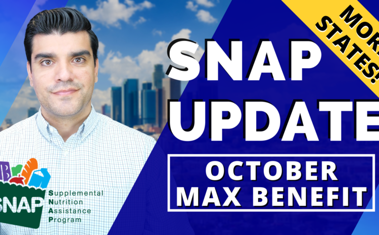  October SNAP Food Stamps Maximum Benefit Extension: SNAP EBT Food Stamps Allotments & Payout Dates.